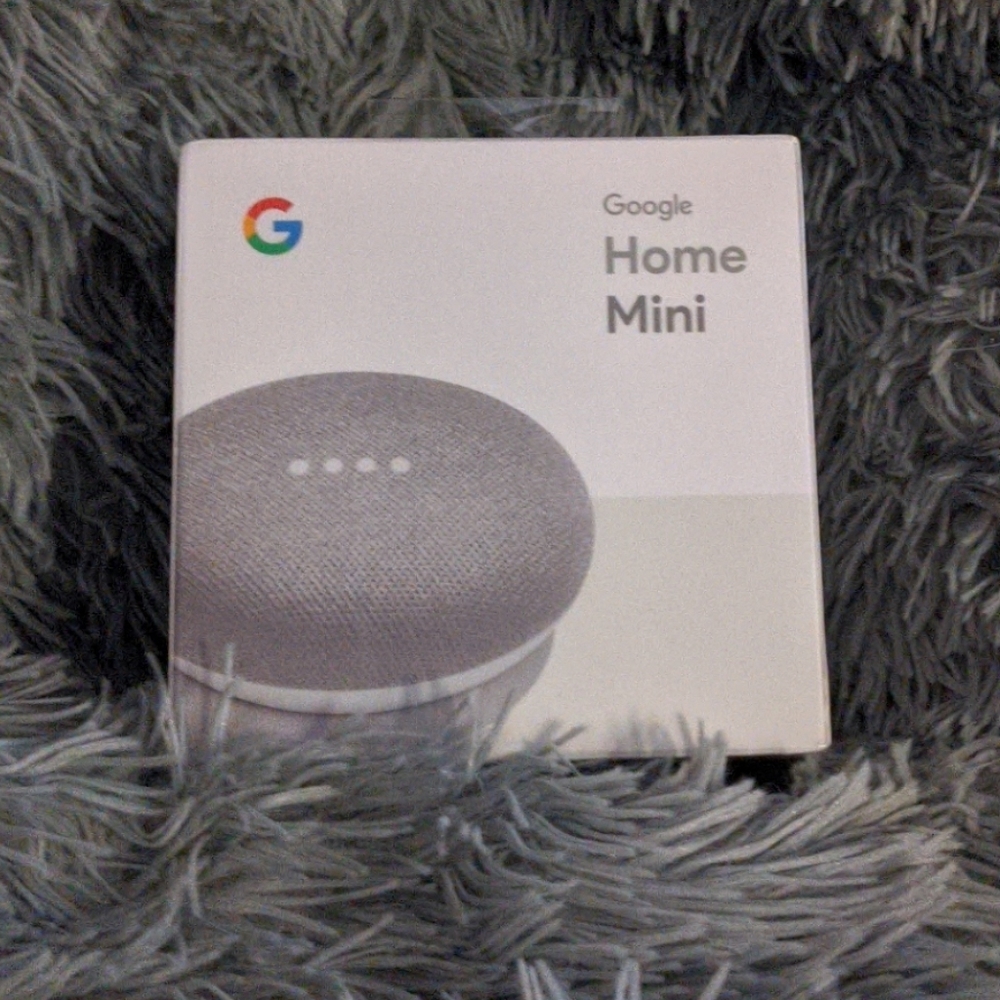 Google Home Mini Chalk - Google Assistant